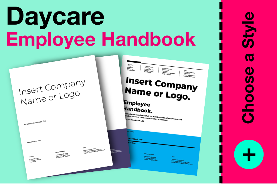 Free employee handbook template word